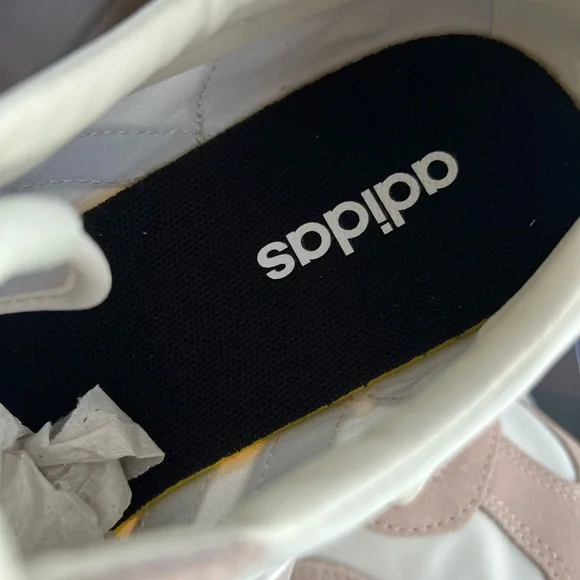 Adidas Barreda Decode Pink and White Sneakers with Suede and Mesh - Picture 7 of 13